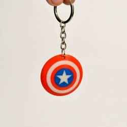 CAPTAIN AMERICA SHIELD KEYCHAIN