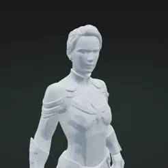 Captain Marvel in STL - 3D Figure for Printing and Collectors