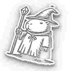 CAPYBARA MEDIEVAL KEYCHAIN