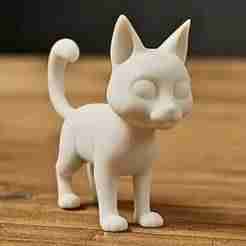 Cartoon Cat for 3D Printing 3D print model
