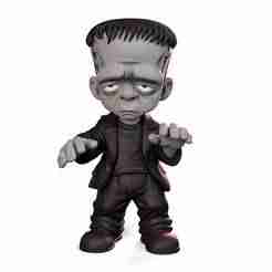Cartoon Frankenstein.