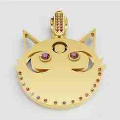 Cartoon Style Pendant 3D printable model