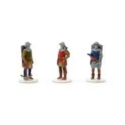 Castletecture – Medieval Crossbowmen Set (1:100 scale, 14th–15th century)