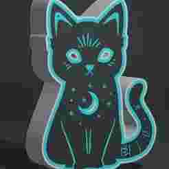Cat Lamp 3D