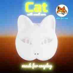 Cat mask (small ears)