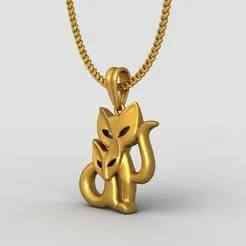 cats pendant charm