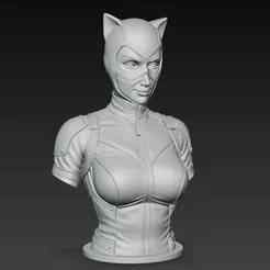 Catwoman - Fearless Thief with Feline Mask Bust