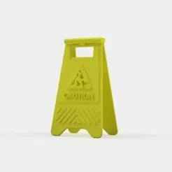 Caution/Taken/Keep Out Sign (Tabletop Miniatures)