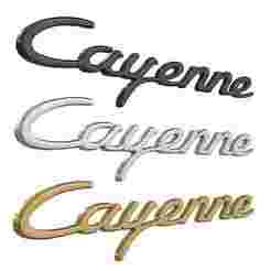 Cayenne nameplate Porsche