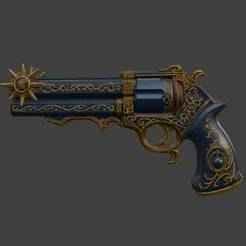 Celestial Pistol Blue (Bayonetta-Inspired)