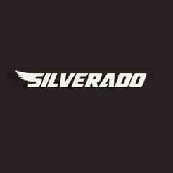 Chevrolet Silverado Car Decal - American Font Style | 3D Printable