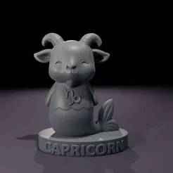 Chibi Capricorn Candles – 3D Printable Model