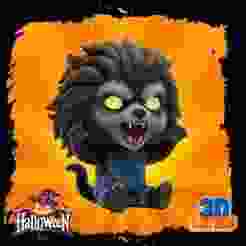 Chibi Werewolf - Halloween