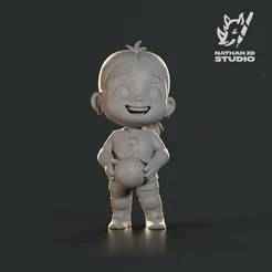 Chica Chibi de Vóley – STL para impresión 3D