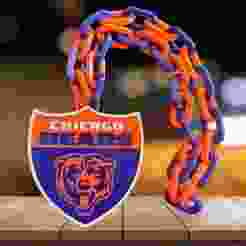 CHICAGO BEARS NFL SHIELD CHAIN