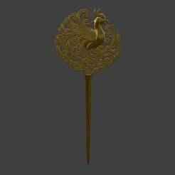 Chinese Bird Hairpin