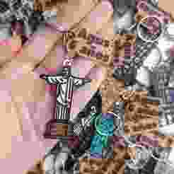 Christ the Redeemer keychain