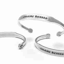 Chrome Hearts bracelet ch plus logo flat cuff 3D print model