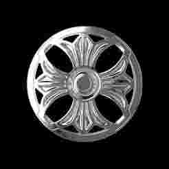 Chrome hearts car wheel