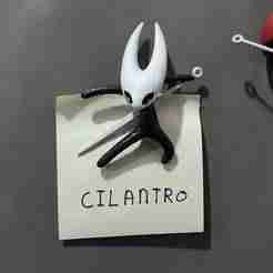 Cilantro. Hollow Knight Silksong Hornet. Freezer Magnet