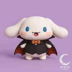 Cinnamoroll Vampire Halloween Special Edition – Cute Cartoon 3D STL Figurine