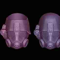 Classic Fallout head gear helmet, cosplay prop for 3d printing