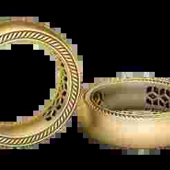 Classic Gold Band Ring | 3D Printable Model