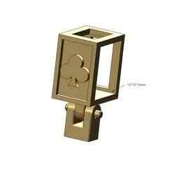 Clubs 12x10x10mm bail link 3D print model