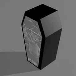 Coffin Lithophane Freddy led light box