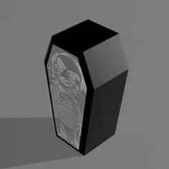 Coffin Lithophane Jigsaw led light box