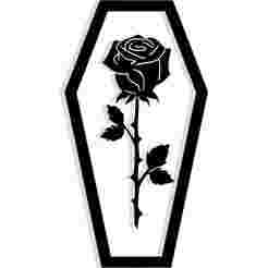 coffin with a rose growing through it 2 - 2D/3D Wall Art STL+SVG For CNC Router, Plasma, Waterjet, Laser & 3D Printer