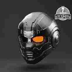 COG Commando Heavy Helmet Gears Life Size Prop STL