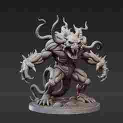 Corrupted Energy Beast - Large Monster Miniature