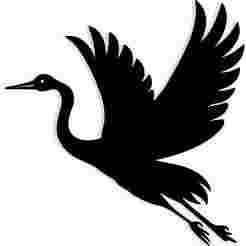 crane in mid-flight with clouds in its wings 4 - 2D/3D Wall Art STL+SVG For CNC Router, Plasma, Waterjet, Laser & 3D Printer