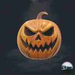 Creepy Halloween Pumpkin