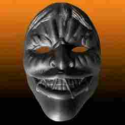 creepy smile horror mask #1 wearable