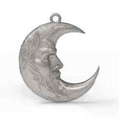 Crescent Moon Pendant Necklace