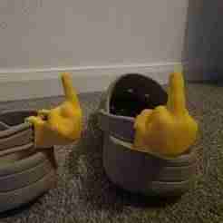 Crocs Middle Finger attachment - CrocFinger