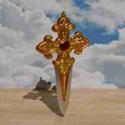 Cross of Santiago Pendant - Colgante Cruz de Santiago
