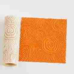 Crosscut Tree Rings Texture Roller no.1