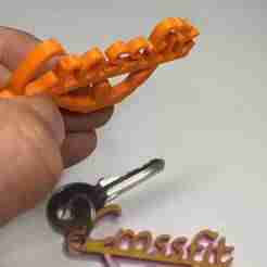 Crossfit flexible keychain - keychain