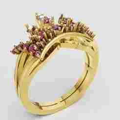 Crown gold ring 3D printable model