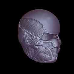 Crysis FEMale Nanosuit helmet for cosplay 3d printing