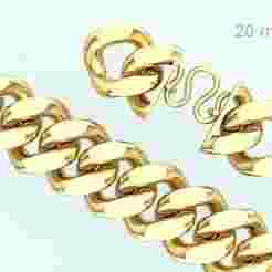 Cuban Bracelet - Cuban Link Bracelet - Hip Hop Jewelry - 20mm