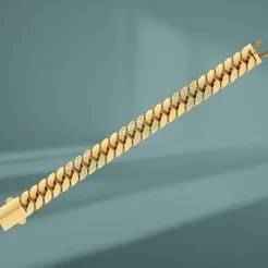 Cuban diamond bracelet