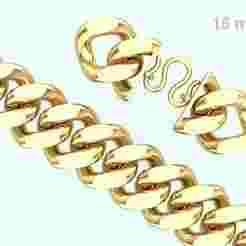 Cuban Link Bracelet for Men – Hip Hop Jewelry - Stylish Mens Bracelet - 15mm