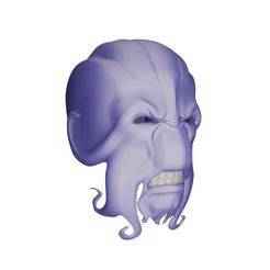 Custom Hive Hydra Helmet 3D Model - Marvel Rivals / Agents of SHIELD Villain-Inspired Design