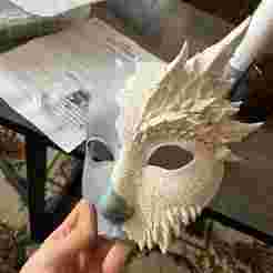 CustomDollFace Mask 3D model Base Pack
