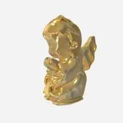 Cute angel praying Figurine, Guardian Angel Ornament, decorative 3D angel sculpture, Christmas ornament, DIY crafting