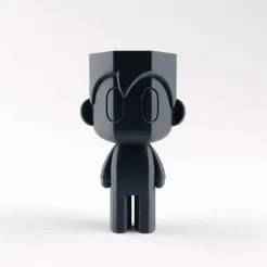 Cute Boy Head Pot 3D Print – Decorative Showpiece Planter
